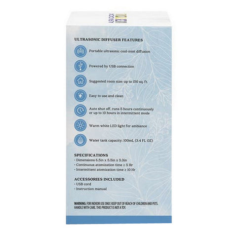 Aura Cacia, Orbit Ultrasonic Diffuser, 1 Count