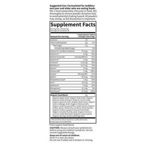 Garden of Life, Kids Organic Multivitamin, 2.11 Oz