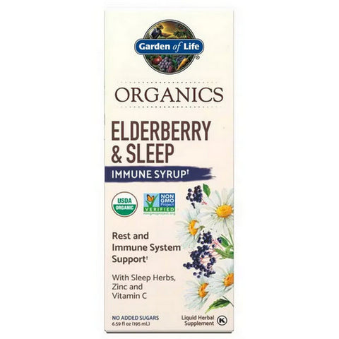 Garden of Life, Organics Elderberry and Sleep Syrup, 6.59 Oz