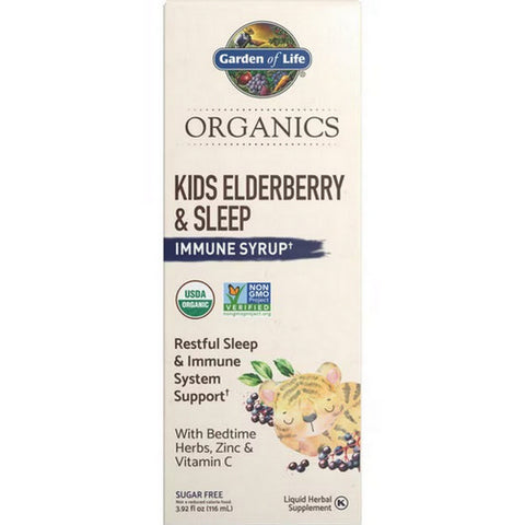 Garden of Life, Organics Kids Elderberry and Sleep Syrup, 3.92 Oz