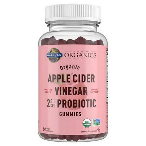 Garden of Life, Organics Apple Cider Vinegar Probiotic, 60 Gummies