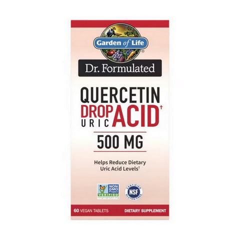 Garden of Life, Dr. Formulated Quercetin Drop Uric Acid, 60 Tabs