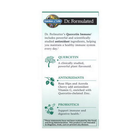 Garden of Life, Dr. Formulated Quercetin Immune, 30 Tabs