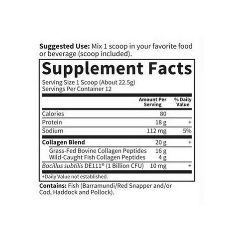 Garden of Life, Wild Caught & Grassss Feds Collagen Multi-Sourced, Unflavored 9.52 Oz