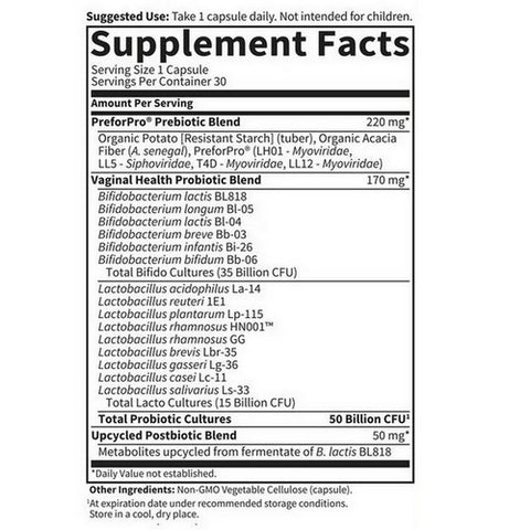Garden of Life, Dr. Formulated Probiotics Women's pH, 50 Billion, 30 Caps