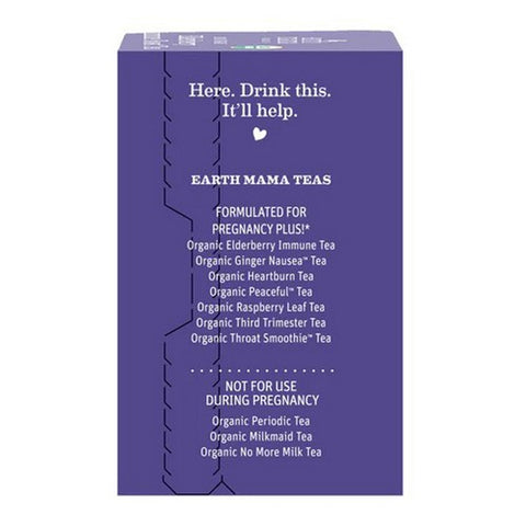 Earth Mama Angel Baby, Organic Elderberry Immune Tea, 16 Bags