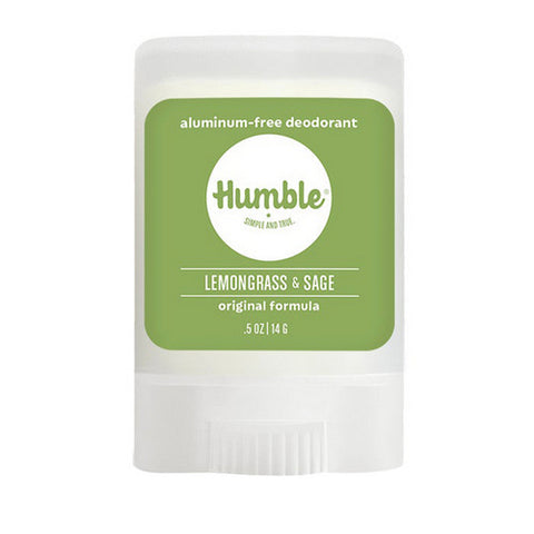 Deodorant Travel Size Original Lemongrass & Sage 0.5 Oz by Humble Brands