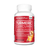 Health Plus, Turmeric Curcumin with BioPerine, 90 Caps