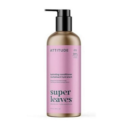 Attitude, Super Leaves Conditioner Hydrating Peppermint & Sweet Orange, 16 Oz