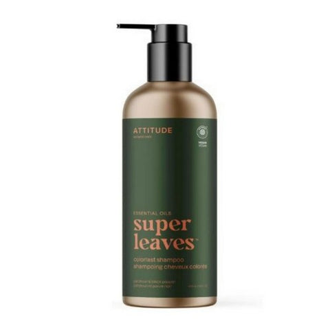 Attitude, Super Leaves Shampoo Colorlast Patchouli & Black Pepper, 16 Oz