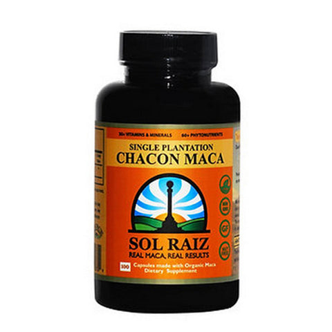 Sol Raiz Organics, Chacon Maca, 100 Caps