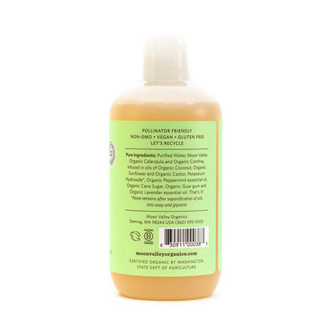 Moon Valley Organics, Herbal Body Wash Peppermint, 12.9 Oz