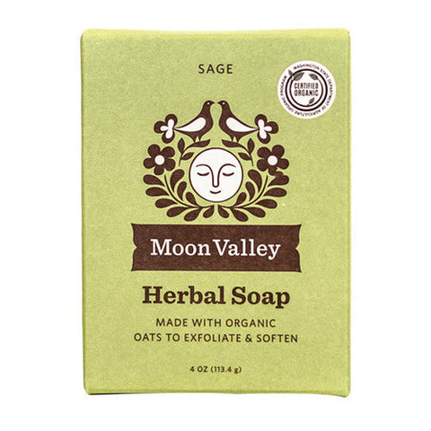 Moon Valley Organics, Herbal Soap Sage, 4 Oz Moon Valley Organics