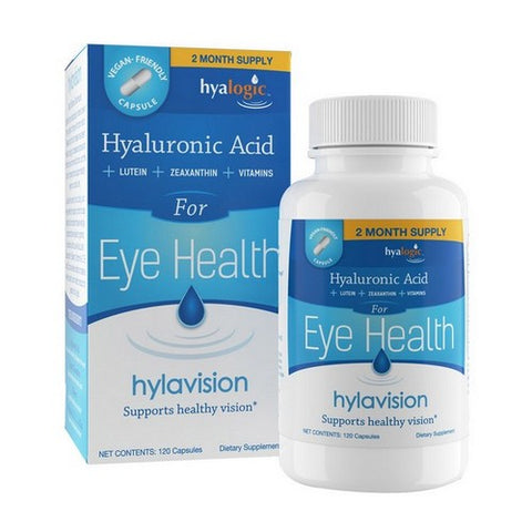 Hyalogic, Hyaluronic Acid Hylavision For Eye Health, 120 VegCaps