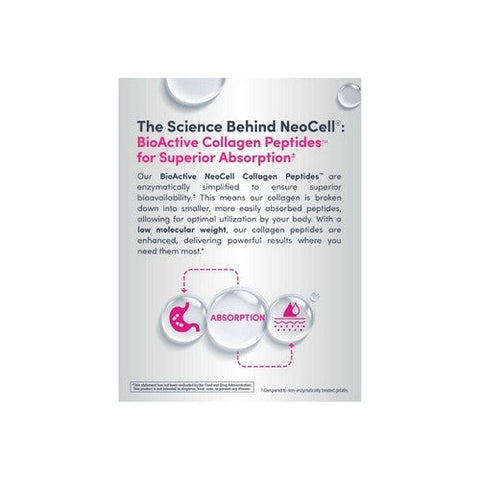 Neocell Laboratories, Grass-Fed Collagen Peptides Plus Vitamin C And Biotin, 270 Tablets Neocell Laboratories