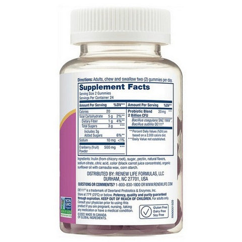 Renew Life, Women's Care Gummy 2 Billion, 48 Count
