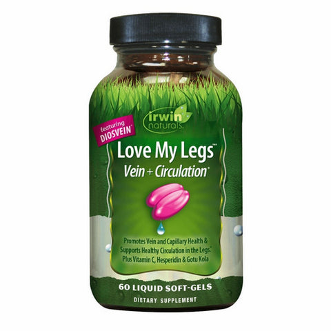 Irwin Naturals, Love My Legs Vein + Circulation, 60 Softgels