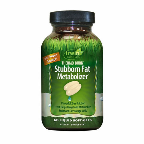 Irwin Naturals, Thermo Burn Stubborn Fat Metabolizer, 60 Softgels
