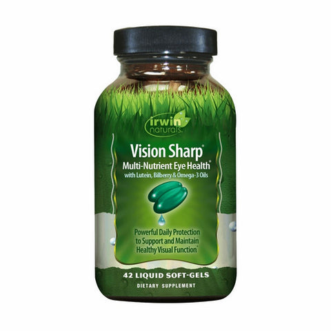 Irwin Naturals, Vision Sharp Multi-Nutrient Eye Health, 42 Softgels