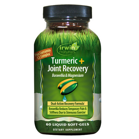 Turmeric + Joint Recovery Boswellia And Magnesium 60 Softgels by Irwin Naturals