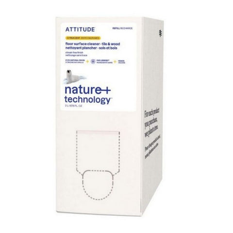 Attitude, Nature Floor Surface Tile And Wood Cleaner, 2 Litre