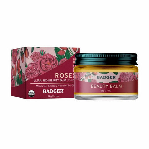 Badger Balm, Rose Beauty Balm, 28 Grams