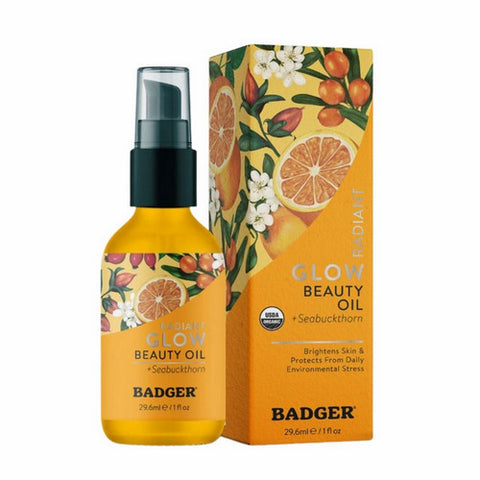 Badger Balm, Seabuckthorn Face Oil, 30 Ml