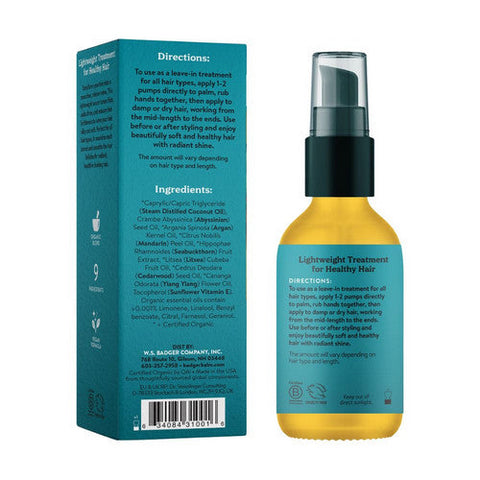 Badger Balm, Hair Oil Argan, 59 Ml Badger Balm