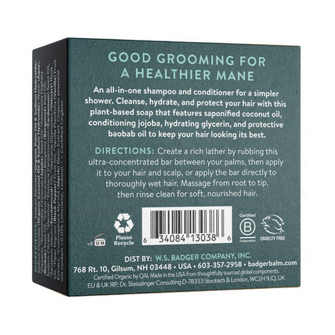 Badger Balm, Shampoo Bar, 85 Grams