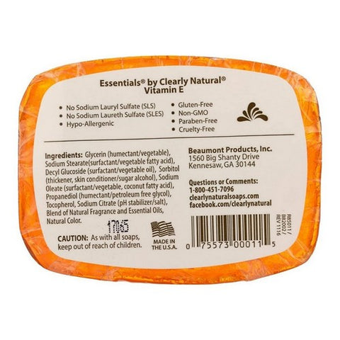 Clearly Natural, Vitamin-E Soap, 4 OZ EA