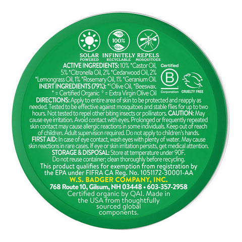 Badger Balm, Anti-Bug Balm Tin, .75 Oz