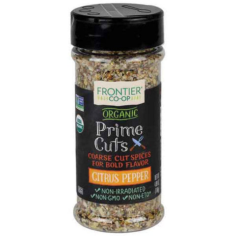 Frontier Coop, Organic Prime Cuts Citrus Pepper, 4.09 Oz Frontier Coop