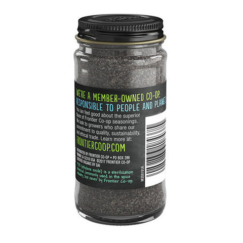 Frontier Coop, Organic Black Pepper Medium Grind, 1.80 Oz