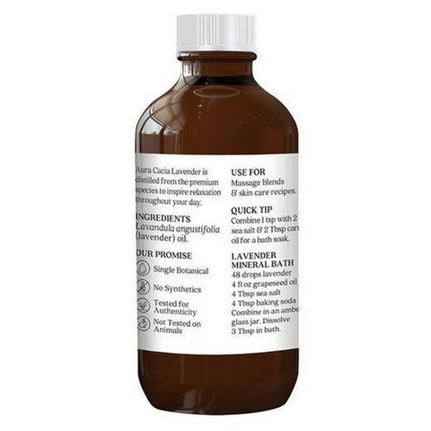 Aura Cacia, Lavender Essential Oil, 4 Oz