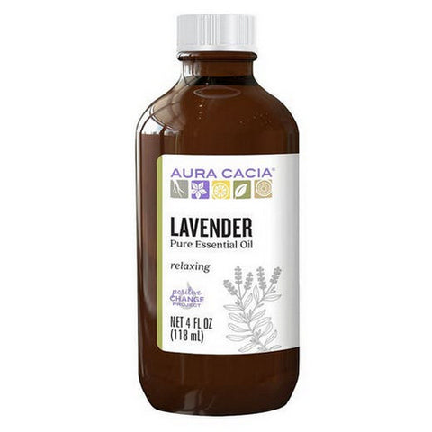 Aura Cacia, Lavender Essential Oil, 4 Oz