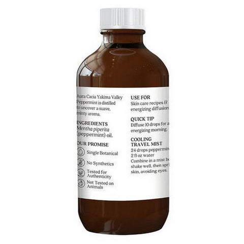 Aura Cacia, Peppermint Essential Oil, 4 Oz