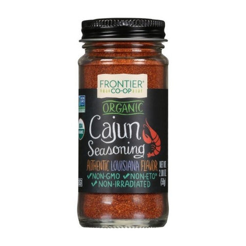 Frontier Coop, Organic Cajun Seasoning, 2.08 Oz