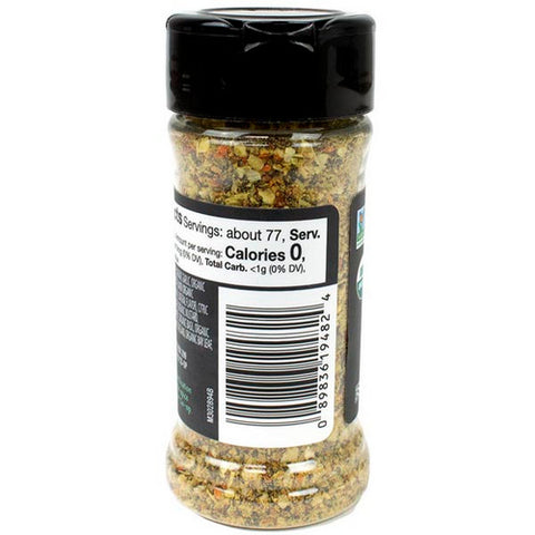 Frontier Coop, Organic Salt Free Lemon Pepper Seasoning, 2.5 Oz
