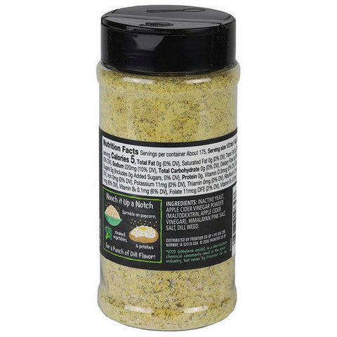 Frontier Coop, Nutritional Yeast Blend Dill And Vinegar, 8.01 Oz Frontier Coop