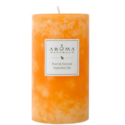 Aroma Naturals, Relaxing Tangerine Pillar 2, 1 Candle