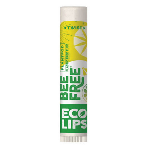 Eco Lips, Bee Free Lemon-Lime Lip Balm, 0.15 Oz