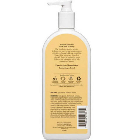 Burts Bees, Body Lotion Milk And Honey, 12 Oz
