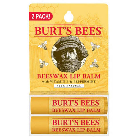 Burts Bees, Beeswax Lip Balm, 2 Count Burts Bees