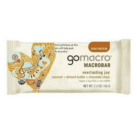 Gomacro, MacroBar Coconut Almond Butter Chocolate Chip, 12 Count Gomacro