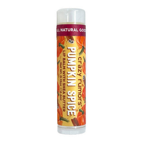 Crazy Rumors, Pumpkin Spice Lip Balm With Shea Butter, 0.15 Oz Crazy Rumors