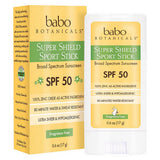 Baby Face Mineral Sunscreen Stick SPF 50 0.6 OZ by Babo Botanicals
