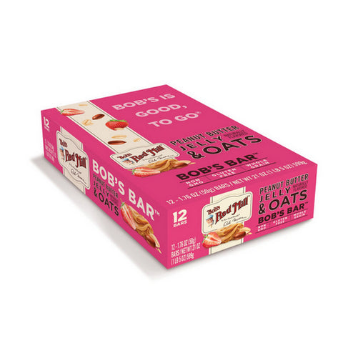 Bobs Red Mill, Peanut Butter Jelly & Oats Better Bar, 12 Bars