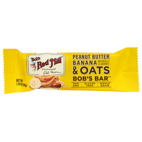 Bobs Red Mill, Peanut Butter Banana And Oats Better Bar, 1.76 Oz / 12 Bars Bobs Red Mill