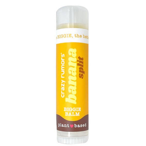 Crazy Rumors, BIGGIE Banana Split Lip Balm, 0.55 Oz