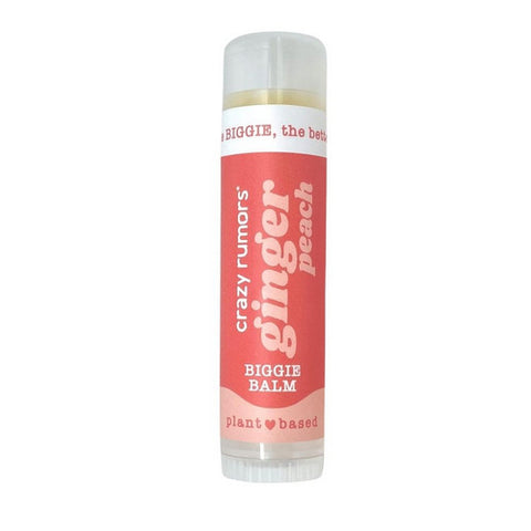 Crazy Rumors, BIGGIE Ginger Peach Lip Balm, 0.55 Oz